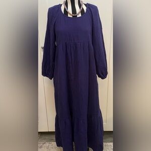 Deep Purple Maxi Dress Long Sleeves
NEW!